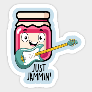Just Jammin Sticker